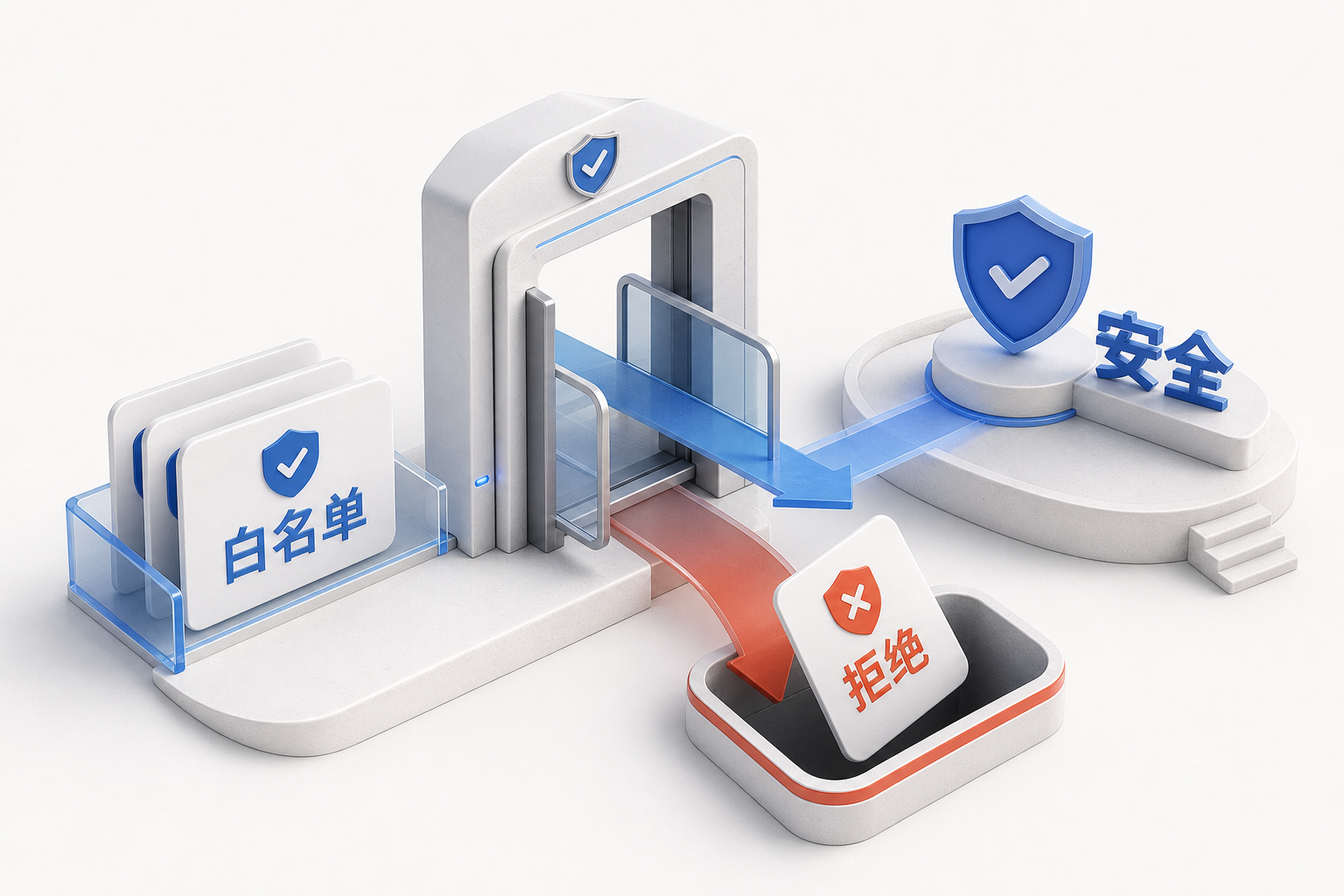 AIOps 概念图：白名单执行