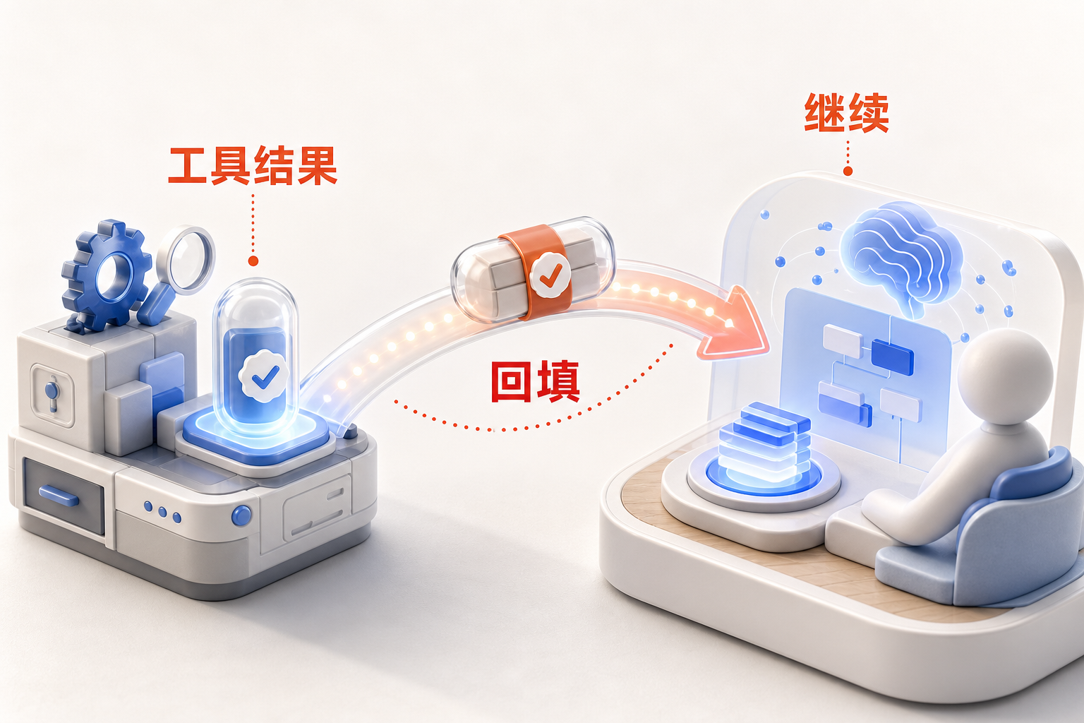 AIOps 概念图：工具结果回填