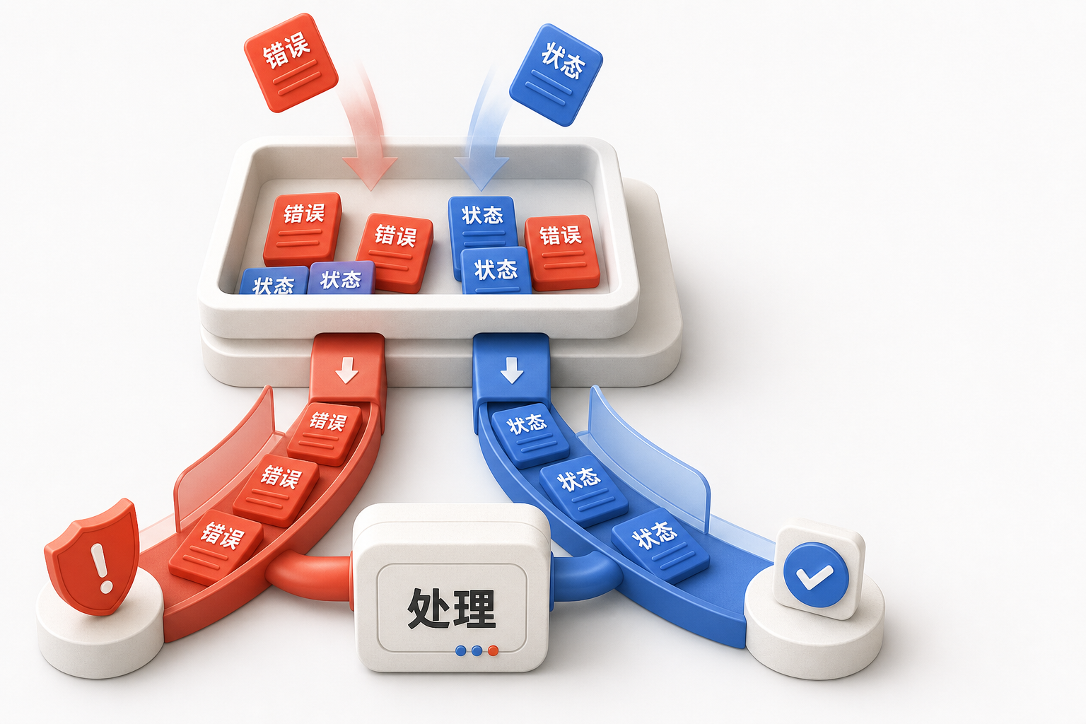 AIOps 概念图：错误和状态分清